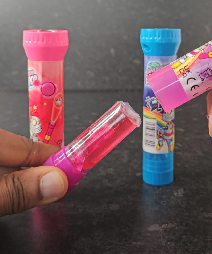 Unicorn Laser Fruit Flavour Lollipop Pack of 3