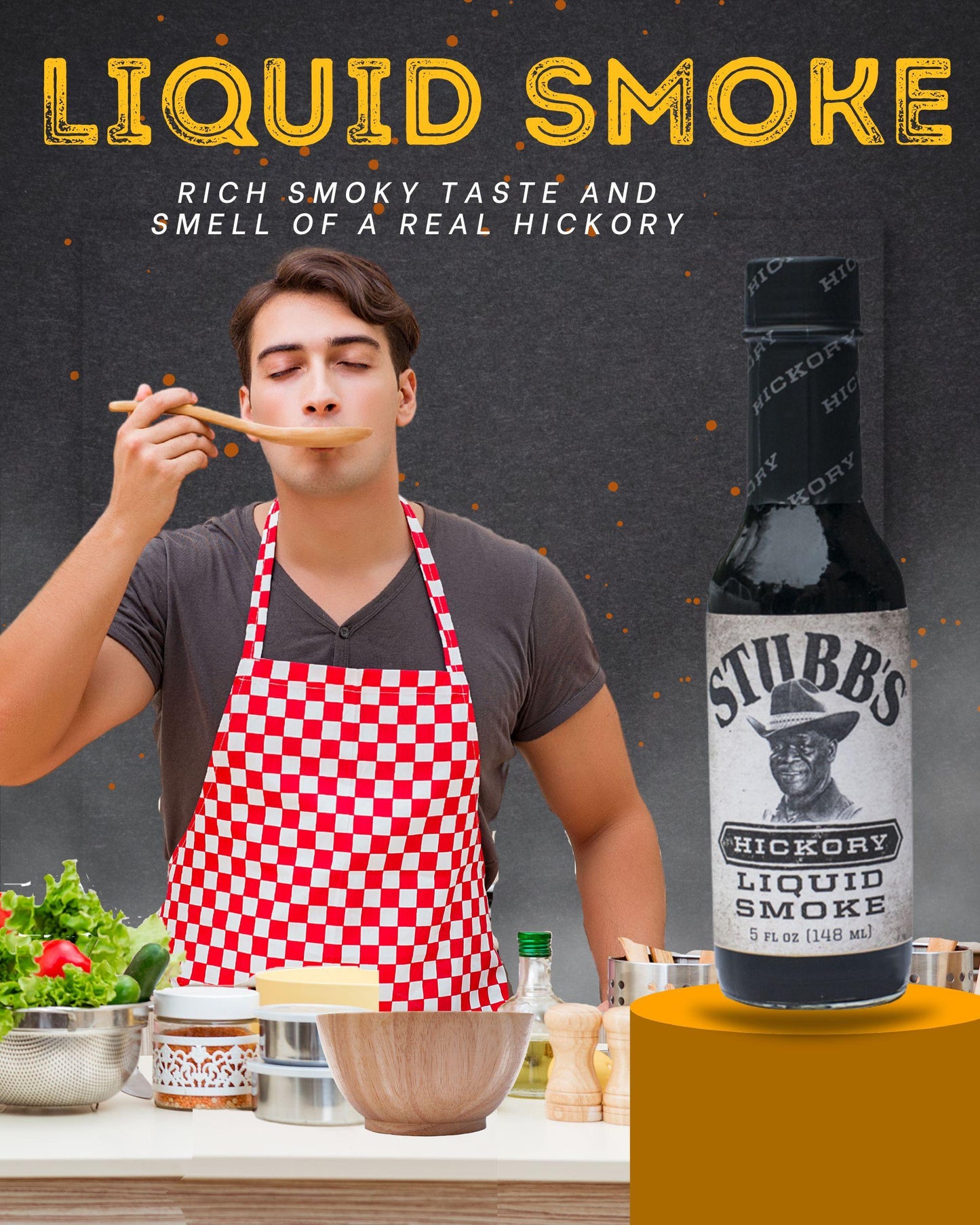 Stubb's Hickory Liquid Smoke with Recipe Leaflet 140 ml x 2