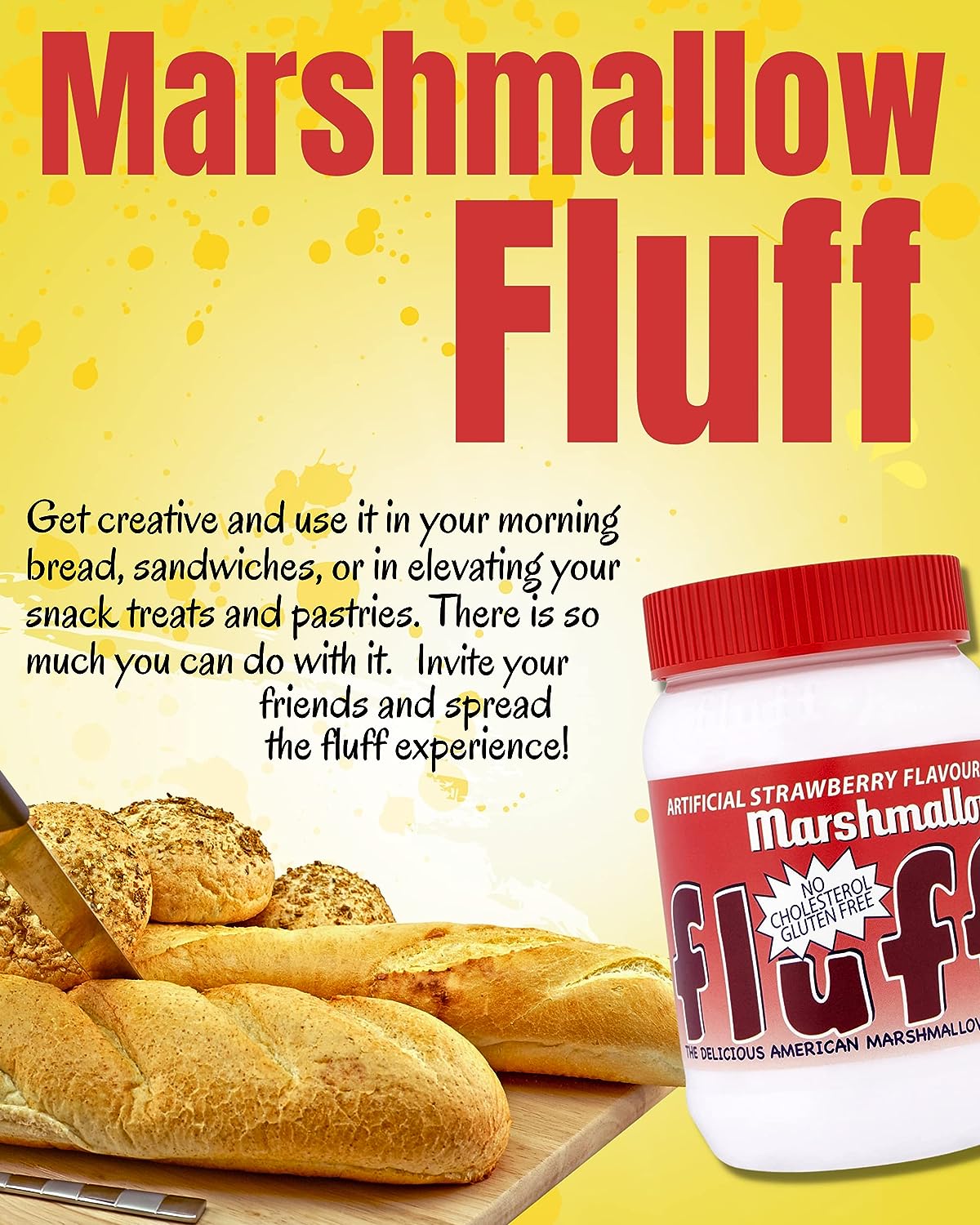 Marshmallow Fluff Strawberry 213 g x 3 with Card Recipe | Gluten-Free, Vegetarian-Friendly