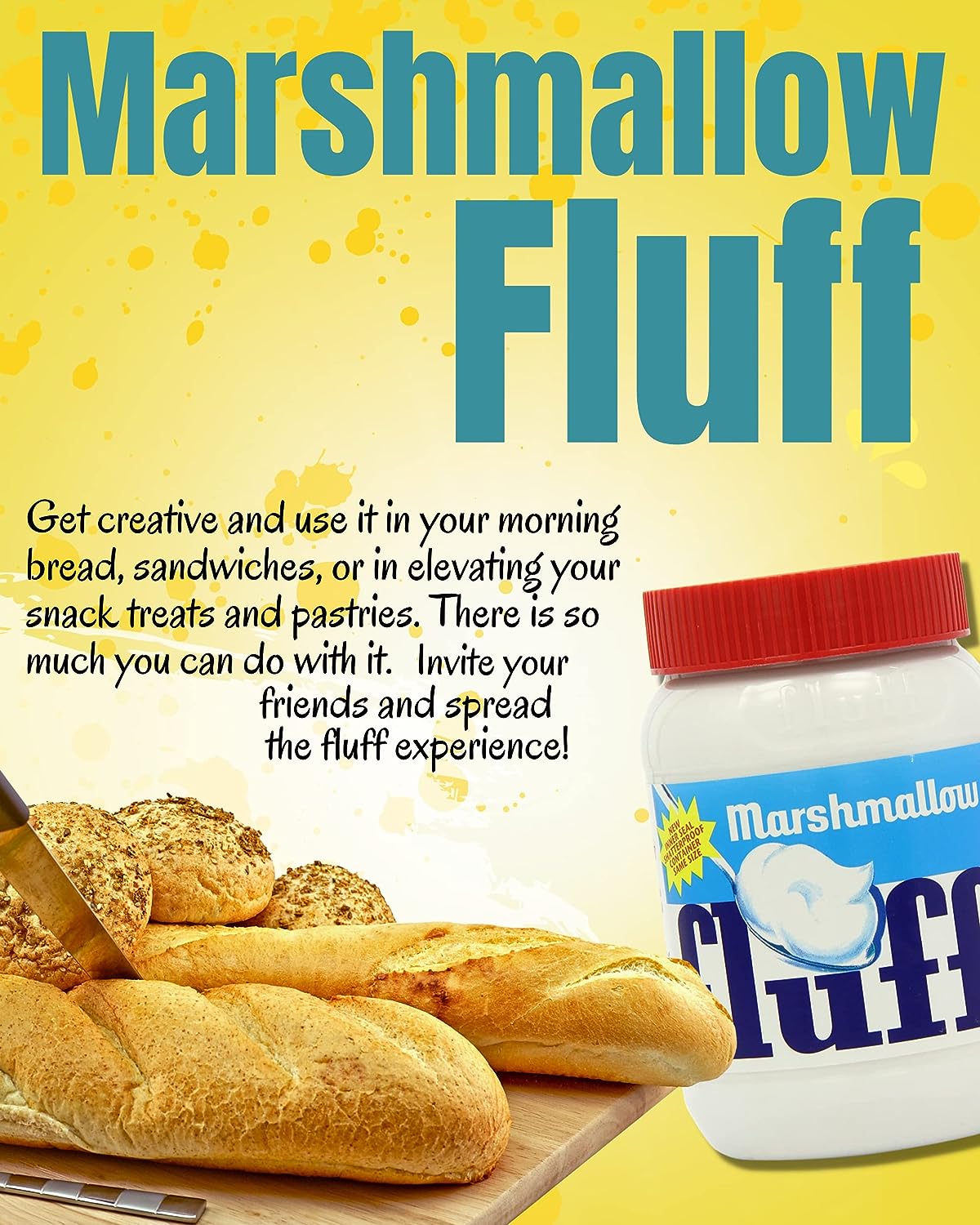 Marshmallow Fluff Original Vanilla 213 g x 3 with Card Recipe | Gluten-Free, Vegetarian-Friendly