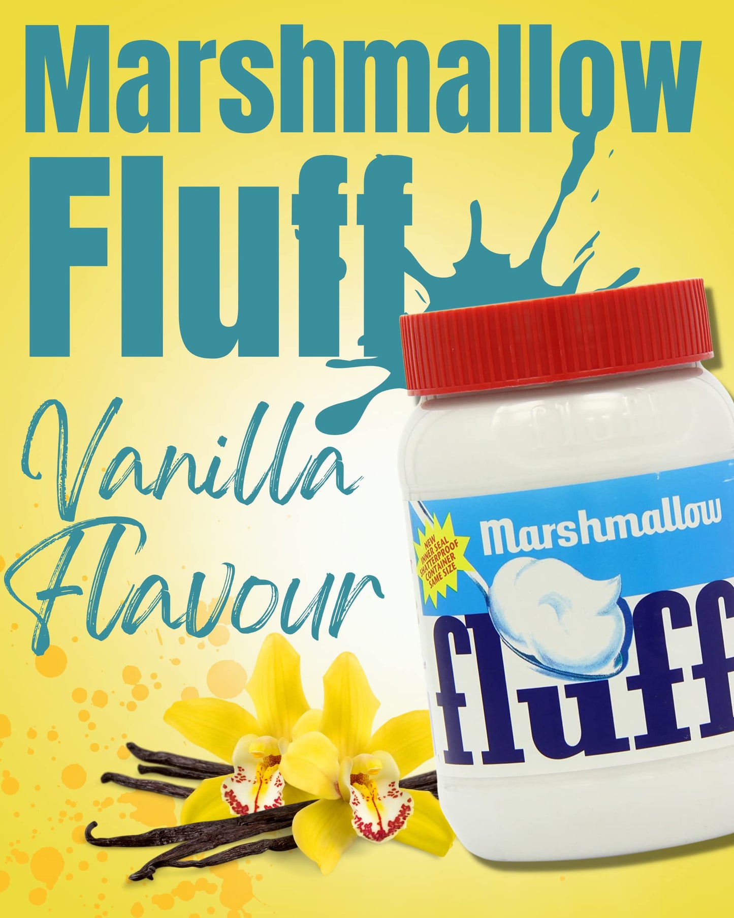 Marshmallow Fluff 213 g | Original, Caramel, & Strawberry Flavours | Gluten-Free & Vegetarian