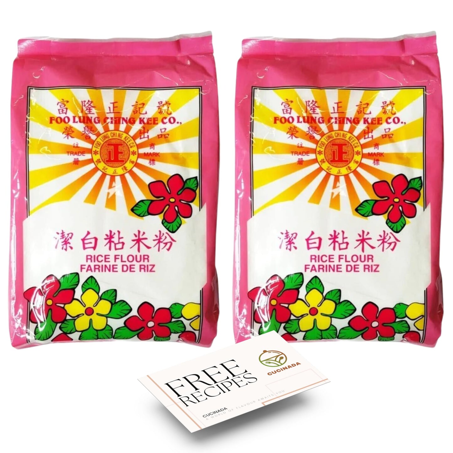 Rice Flour 2 Packs (450 g Each) | Rice Flour for Baking and Cooking