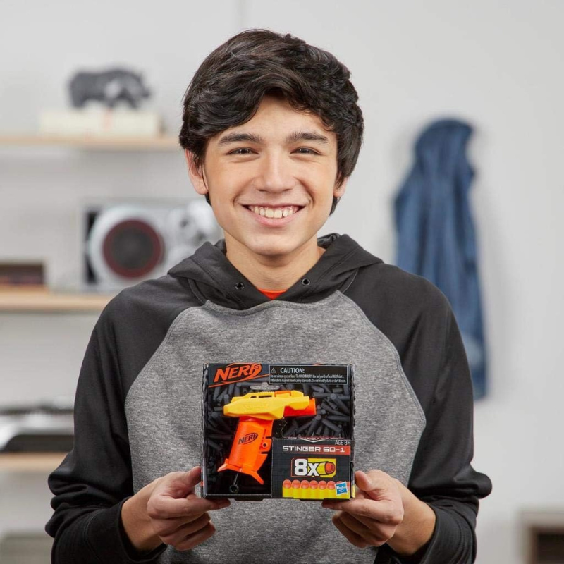 NERF Alpha Strike Slinger SD-1 Blaster | 2 Foam Darts