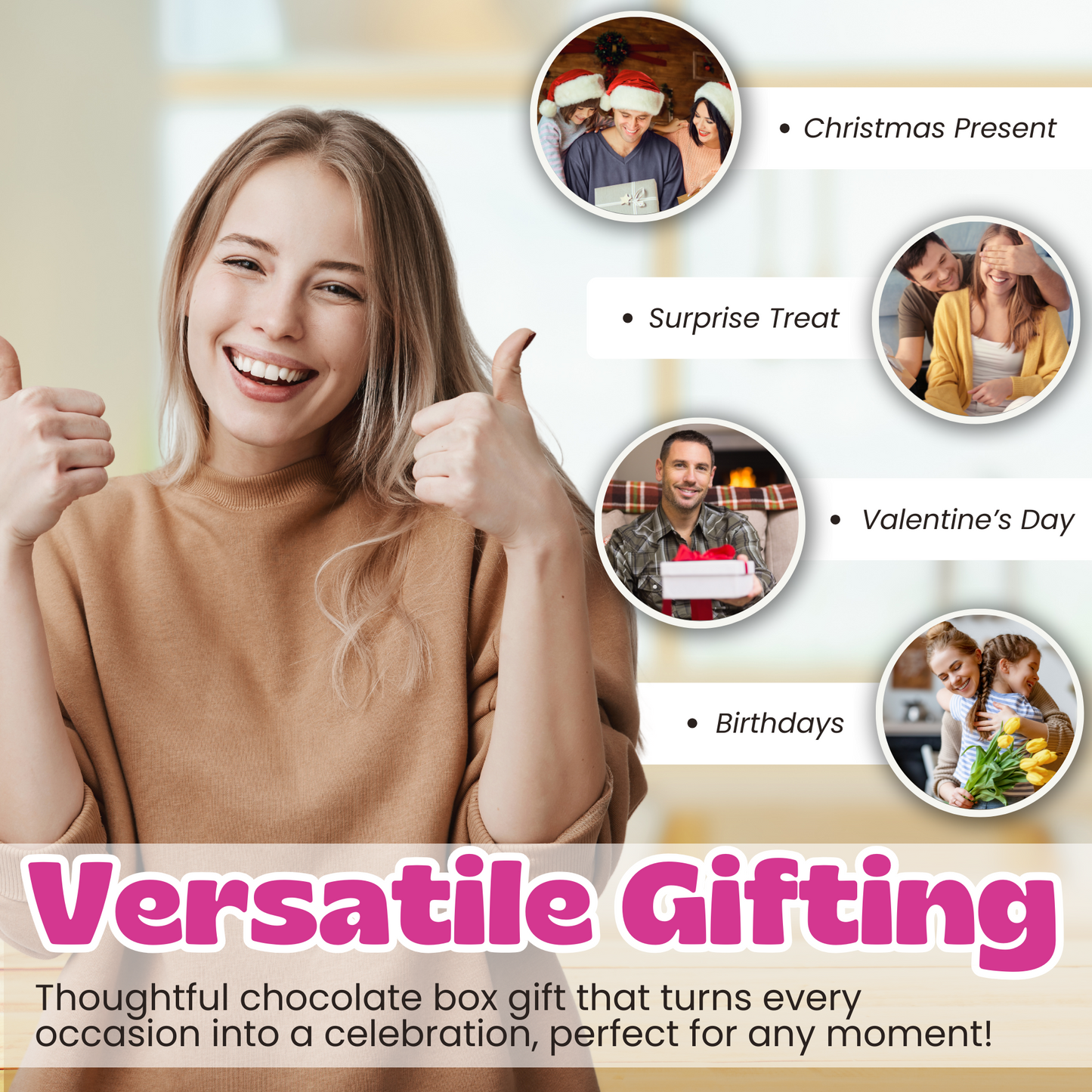 Turkish Delight Gift Box | Frys Turkish Delight Chocolate (9 x 51g) | Turkish Delight Hamper for Birthdays, Special Occasion