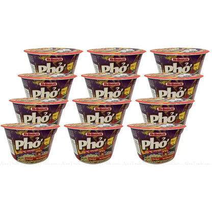 Mr. Noodles Pho Hot Beef Bowl Noodle Soup 115 g x 12