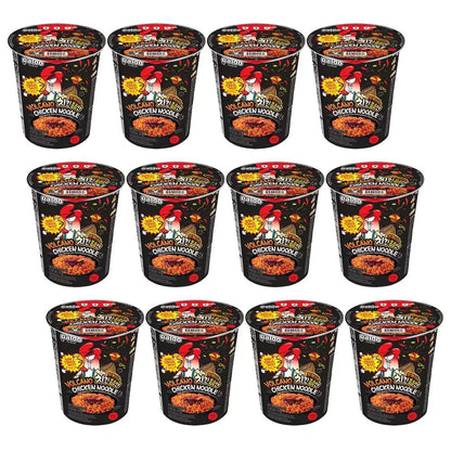 Paldo Volcano Spicy Chicken Noodle Cup 70 g x 12
