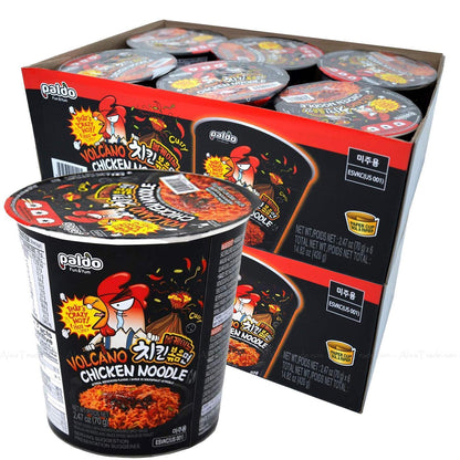 Paldo Volcano Spicy Chicken Noodle Cup 70 g x 12