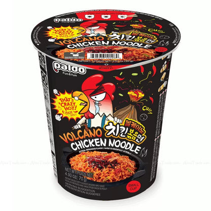 Paldo Volcano Spicy Chicken Noodle Cup 70 g x 12