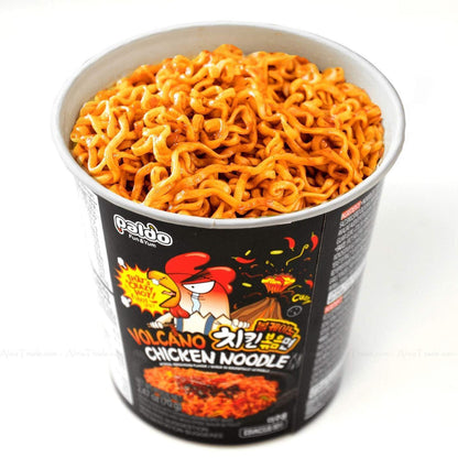 Paldo Volcano Spicy Chicken Noodle Cup 70 g x 12
