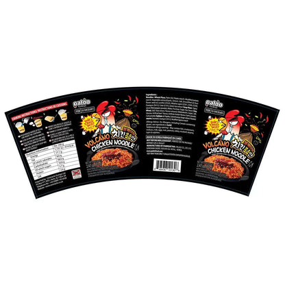 Paldo Volcano Spicy Chicken Noodle Cup 70 g x 12
