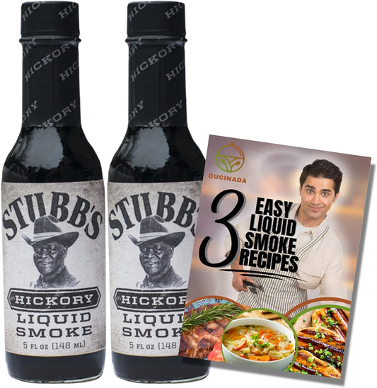 Stubb's Hickory Liquid Smoke with Recipe Leaflet 140 ml x 2