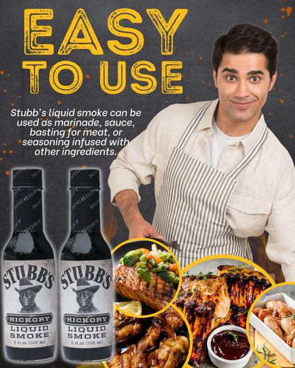 Stubb's Hickory Liquid Smoke with Recipe Leaflet 140 ml x 2