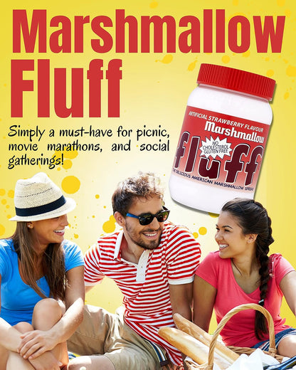 Marshmallow Fluff Strawberry 213 g x 3 with Card Recipe | Gluten-Free, Vegetarian-Friendly