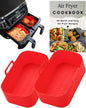 Silicone Air Fryer Liner (2 pcs) | Ninja Dual Air Fryer Accessories for AF300UK