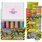 Toxic Waste Sweets Candy Gift Box - Extreme Sour Sweets Assorted 10 Packs | Selection of Sour Fruit-Flavoured Candies & Gummies for Gifting