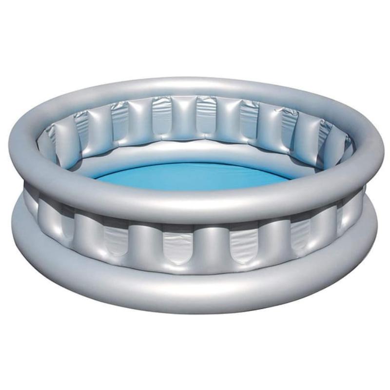 Space Pool – Inflatable Flying Saucer Pool for Kids | Retro Design, Easy Setup | Perfect for Summer Fun & Outdoor Play | Ages 6+