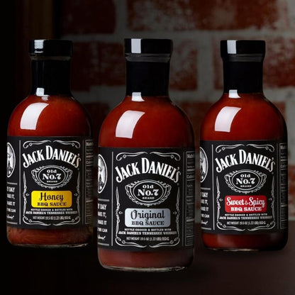 Jack Daniel's BBQ Sauce Variety Pack (Original, BBQ, Honey) 553 g x 3