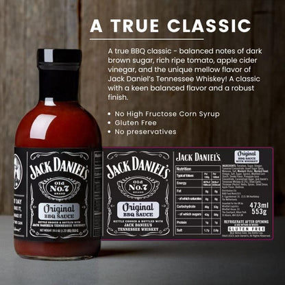 Jack Daniel's BBQ Sauce Variety Pack (Original, BBQ, Honey) 553 g x 3