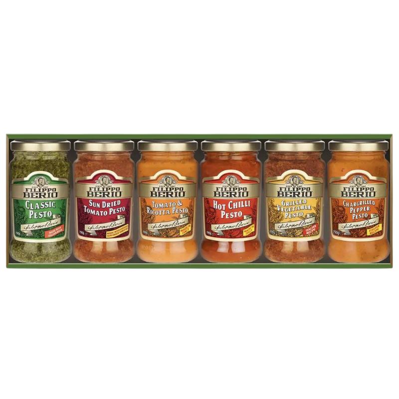Filippo Berio Pesto Sauce Variety Pack 190 g x 6