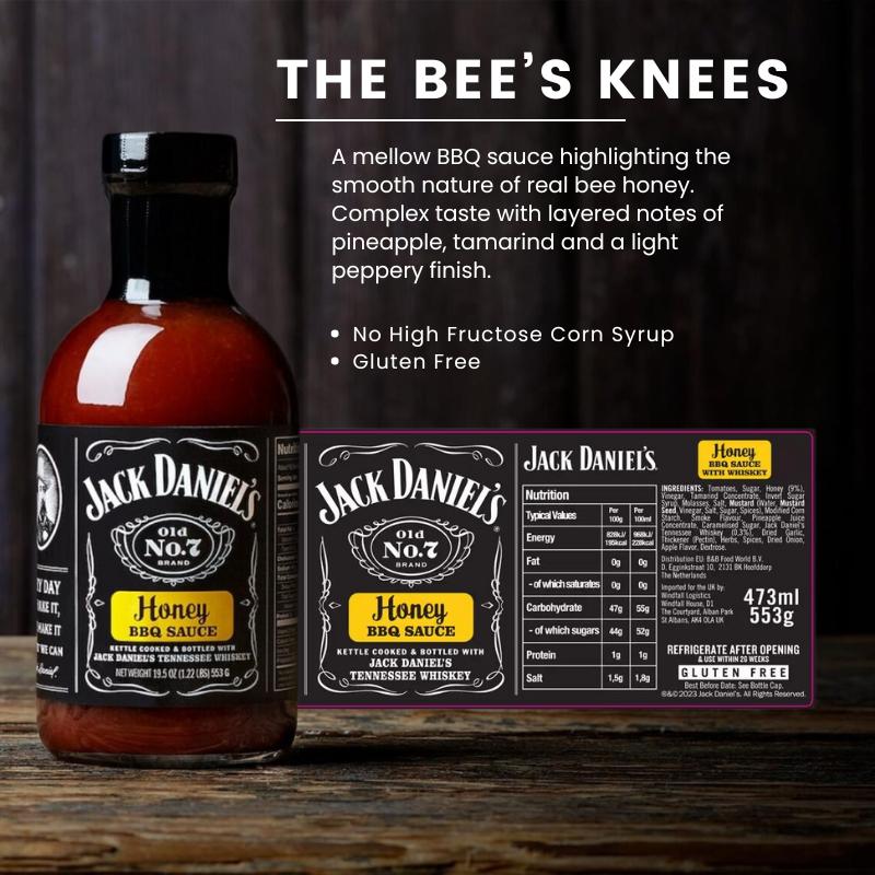 Jack Daniel's BBQ Sauce Variety Pack (Original, BBQ, Honey) 553 g x 3