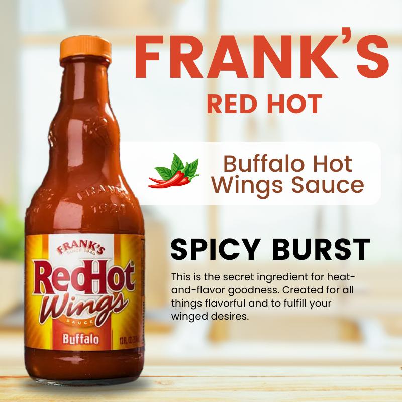 Frank's Red Hot Wings Sauce Buffalo 355 ml