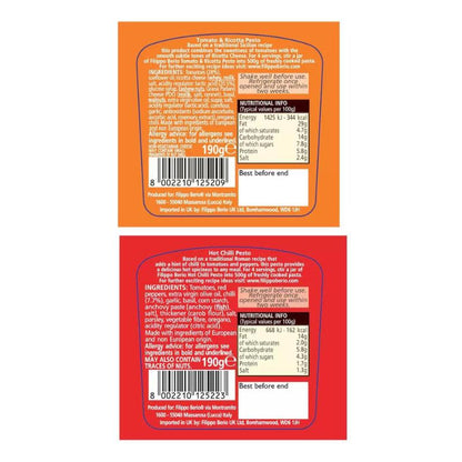 Filippo Berio Pesto Sauce Variety Pack 190 g x 6