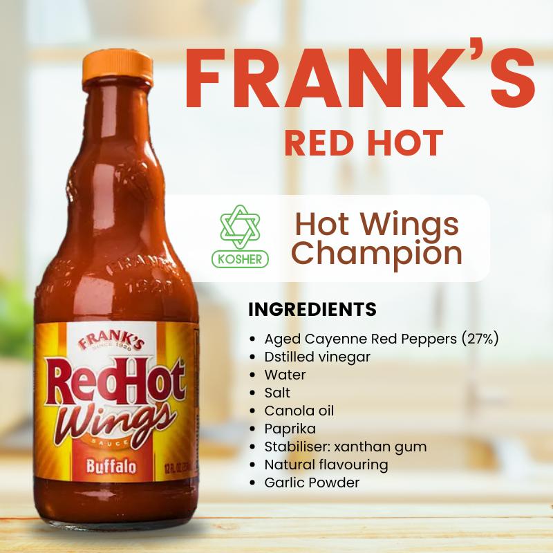 Frank's Red Hot Wings Sauce Buffalo 355 ml