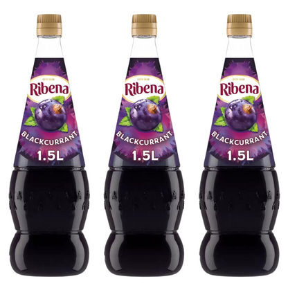 Ribena Blackcurrant Squash 1.5 L x 3 | Rich in Vitamin C