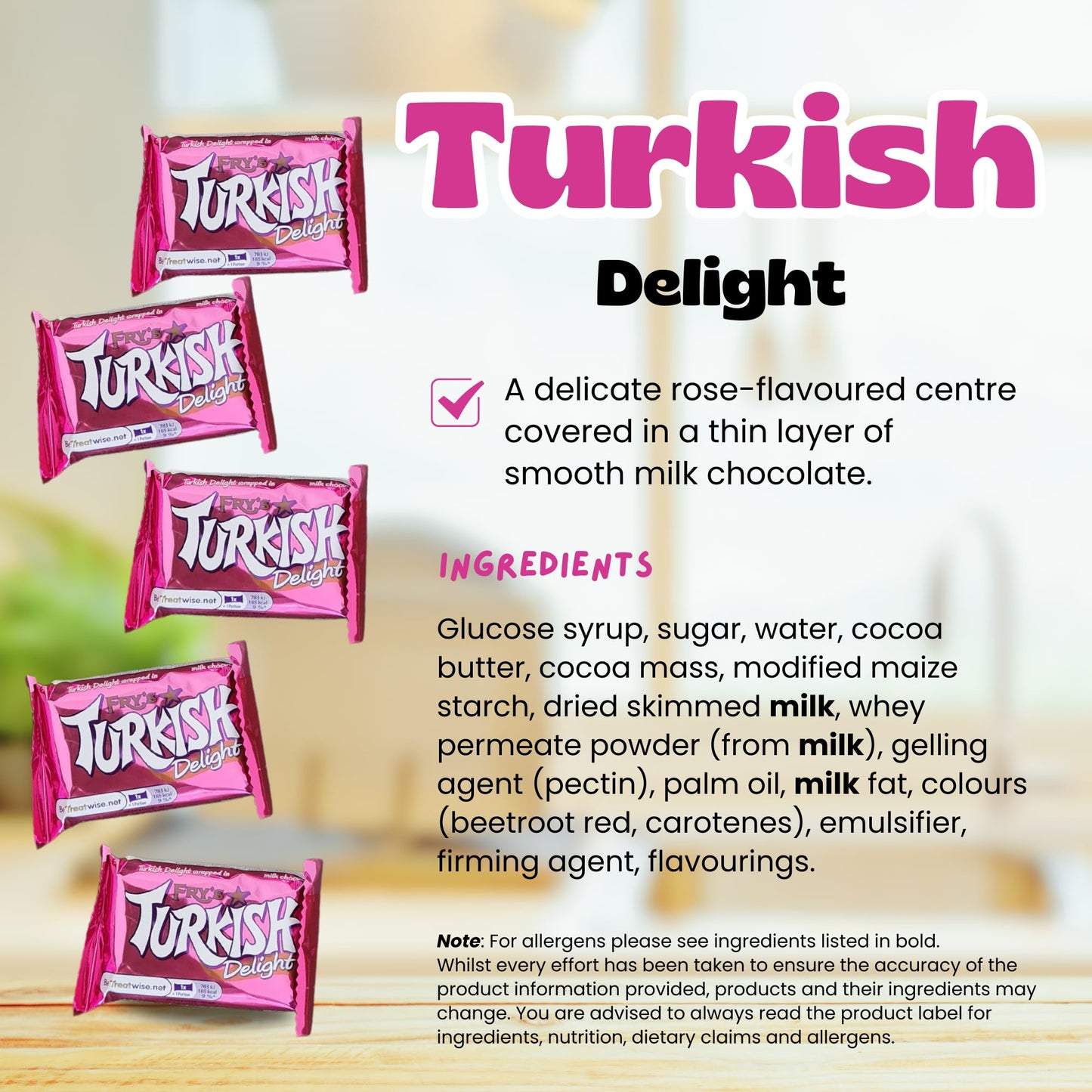 Turkish Delight Gift Box | Fry’s Turkish Chocolate with Assorted Varieties
