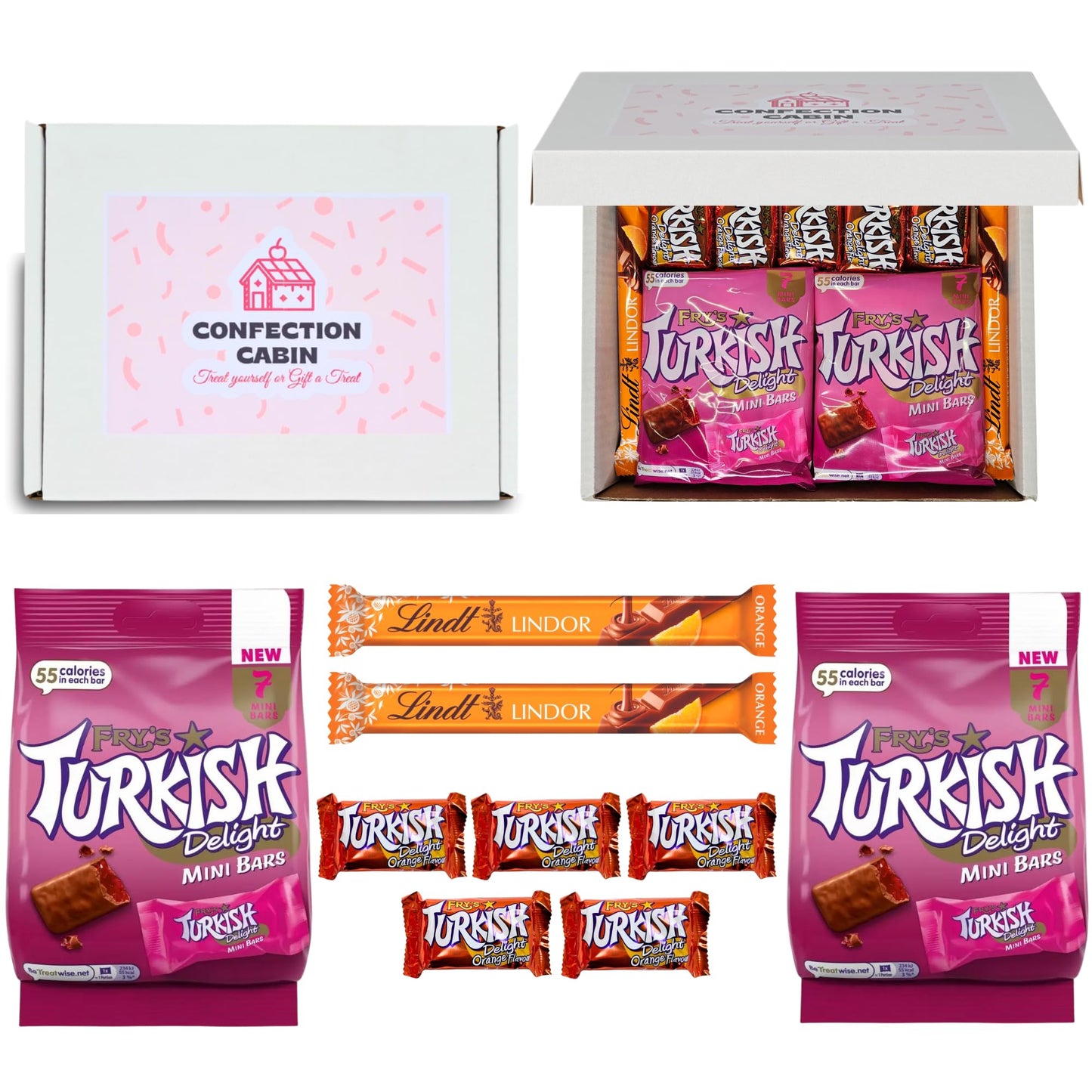 Turkish Delight Gift Box | Fry’s Turkish Chocolate with Assorted Varieties