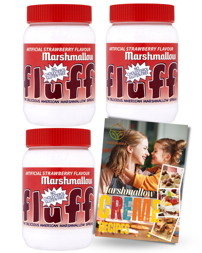 Marshmallow Fluff Strawberry 213 g x 3 with Card Recipe | Gluten-Free, Vegetarian-Friendly