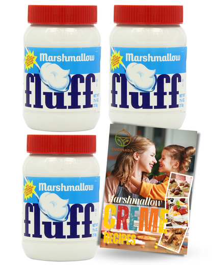Marshmallow Fluff Original Vanilla 213 g x 3 with Card Recipe | Gluten-Free, Vegetarian-Friendly