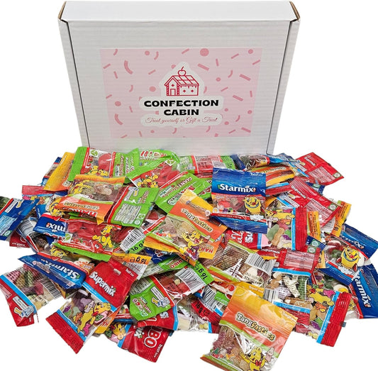 Gummy Sweet Selection Box – 60 Mini Bags Gift Set | Starmix, Supermix, Strawbs & Tangfastics